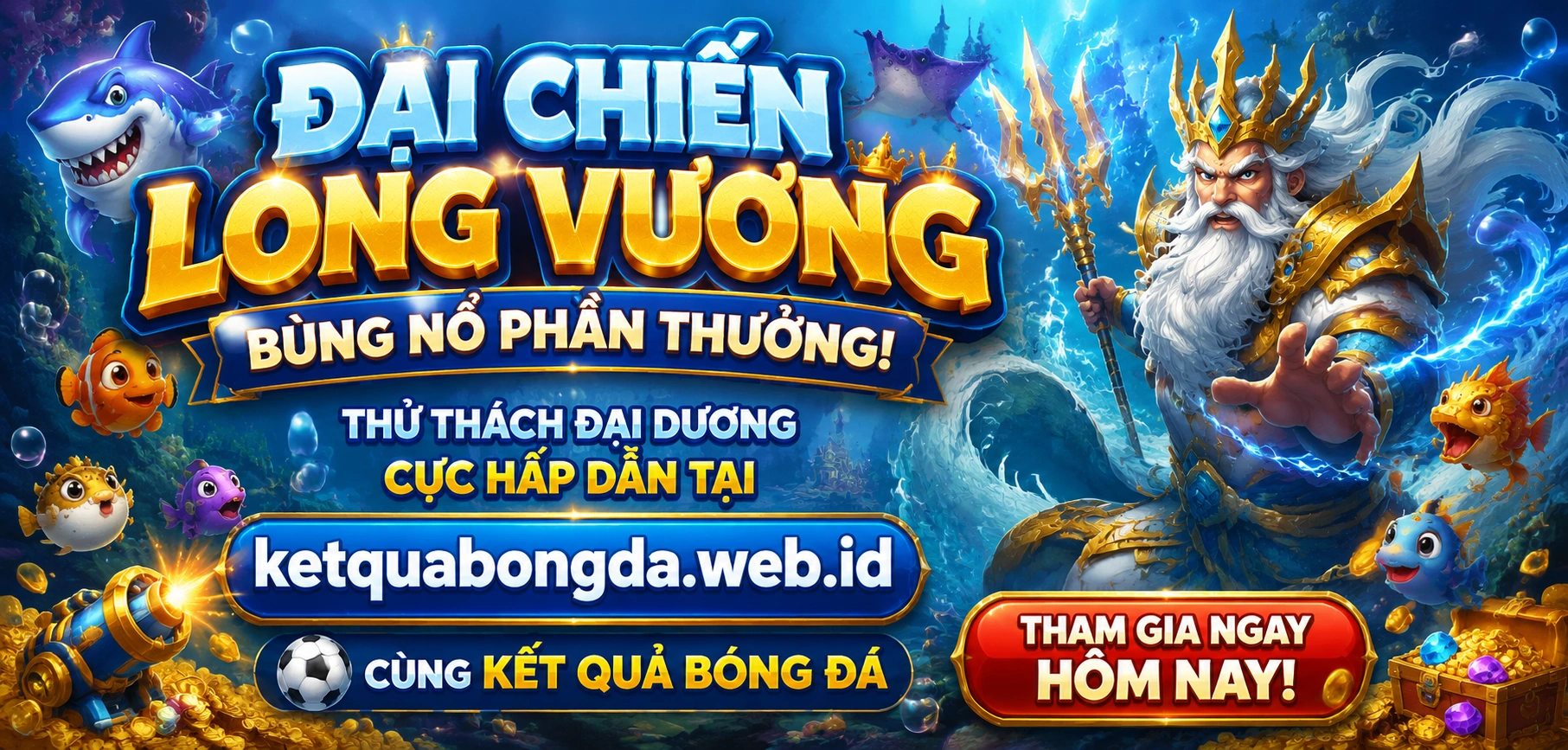 Bắn cá ăn xu và bảng thưởng hiển thị trên màn hình